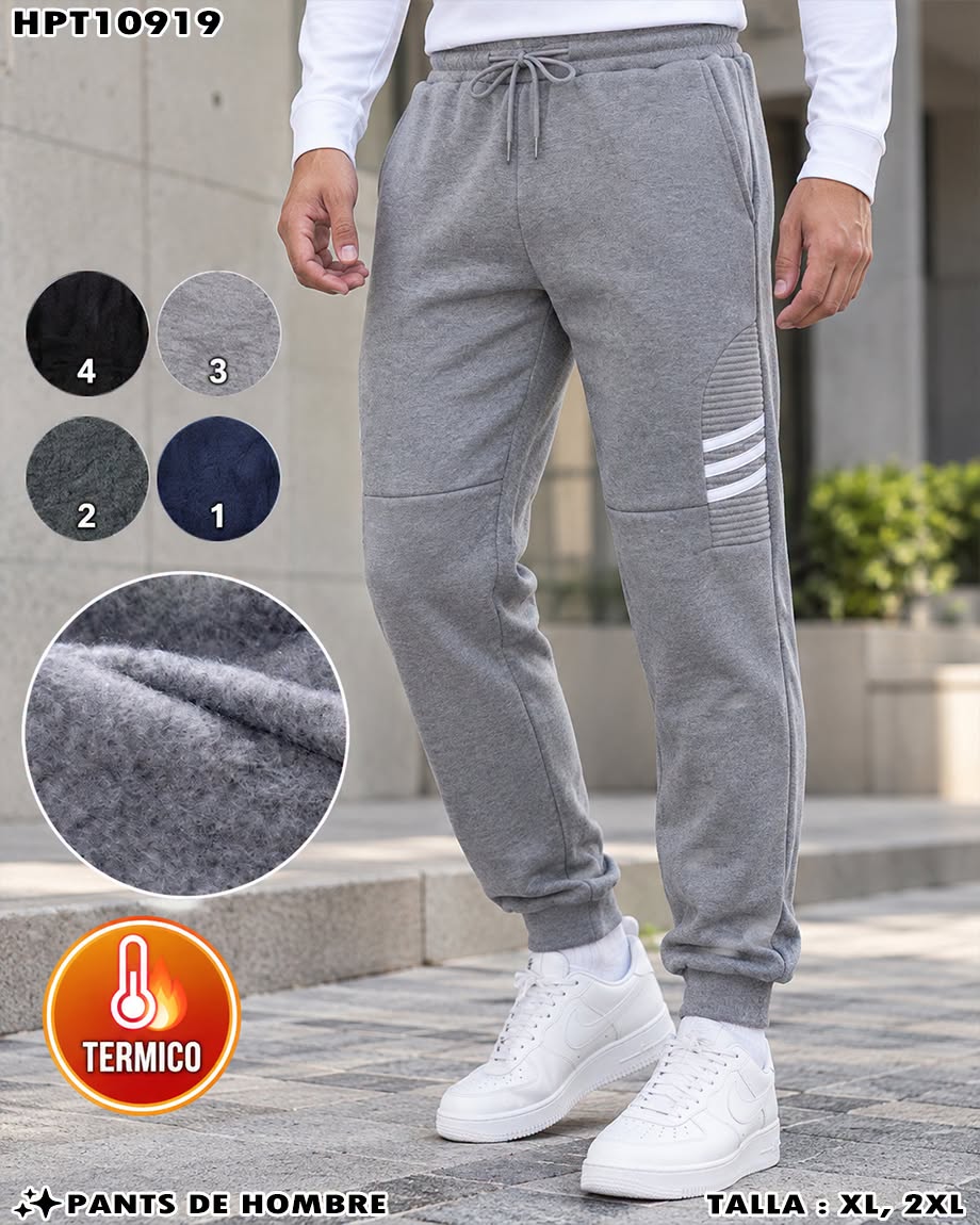 HPT10919 - Pants Térmicos Jogger para Caballero