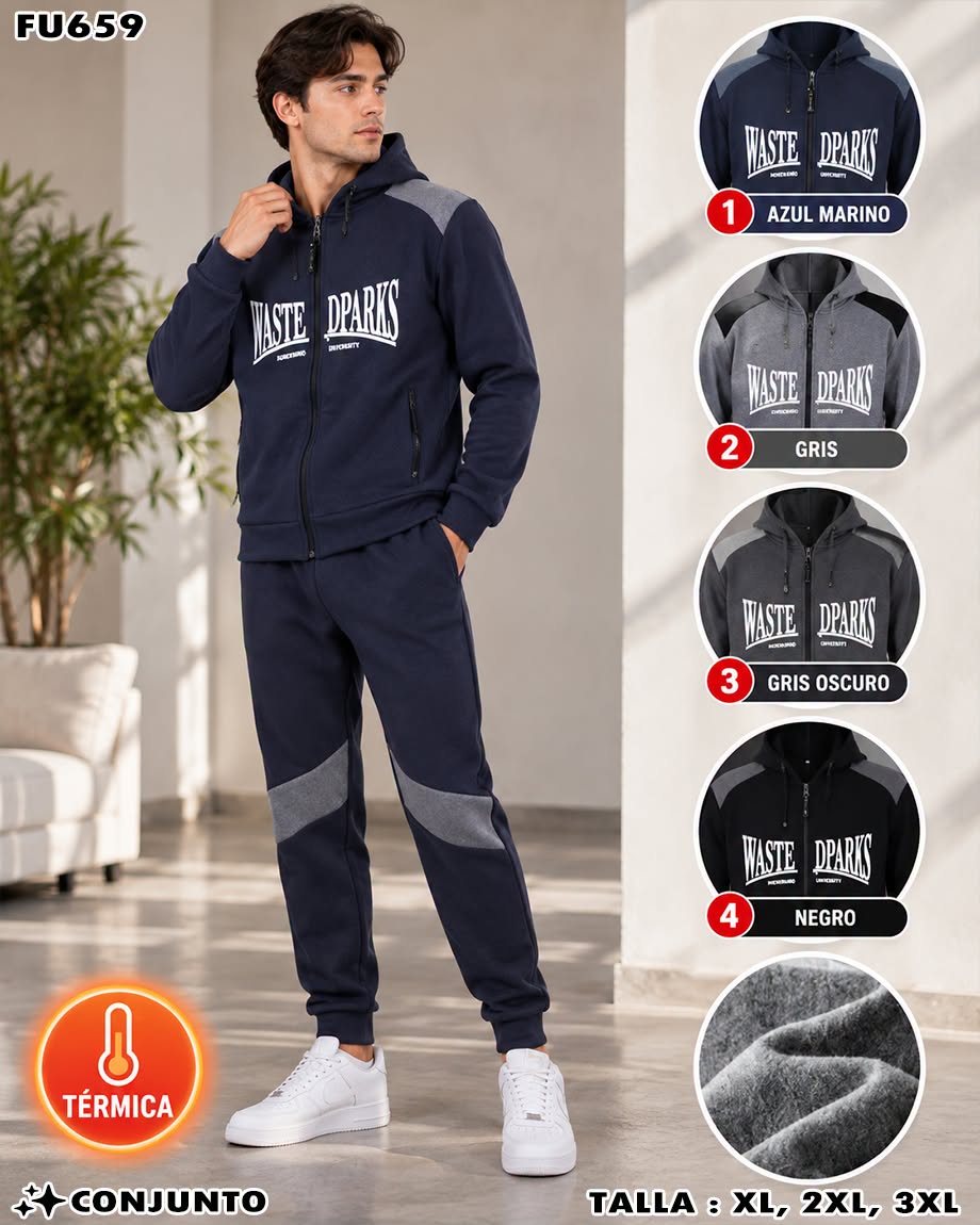 FU659 - Conjunto Deportivo Térmico para Caballero
