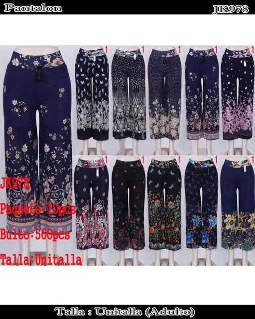 JK978 - Pantalon estampados