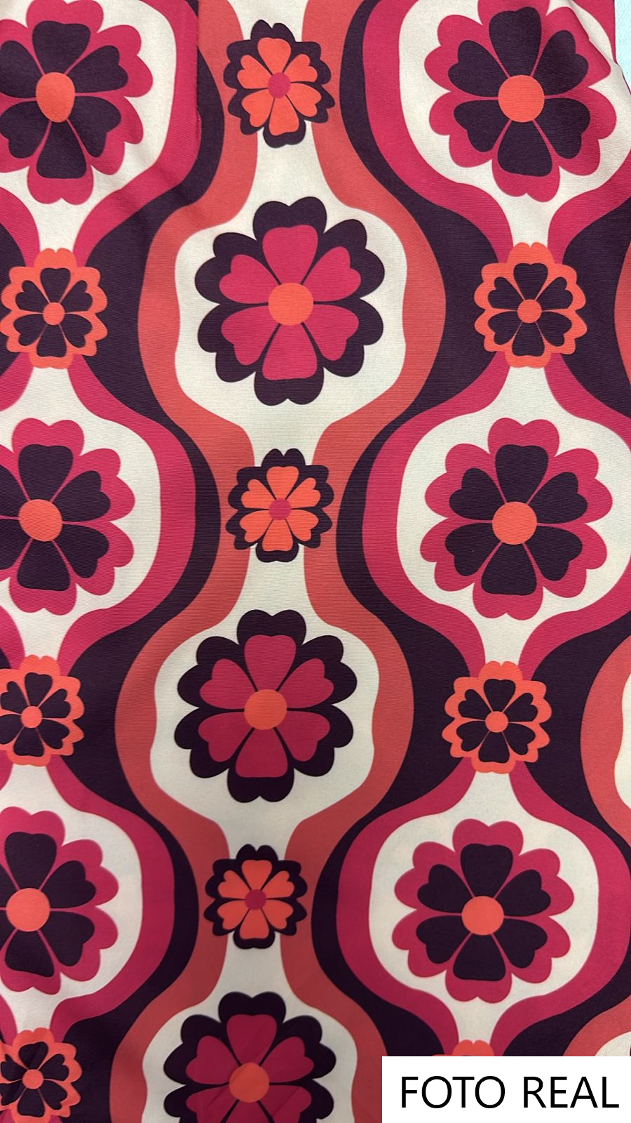 TQ9036 - Vestido Camisero Retro Estampado