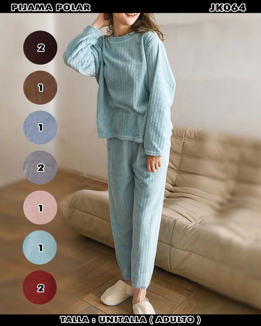 JK064 - Pijama polar polar