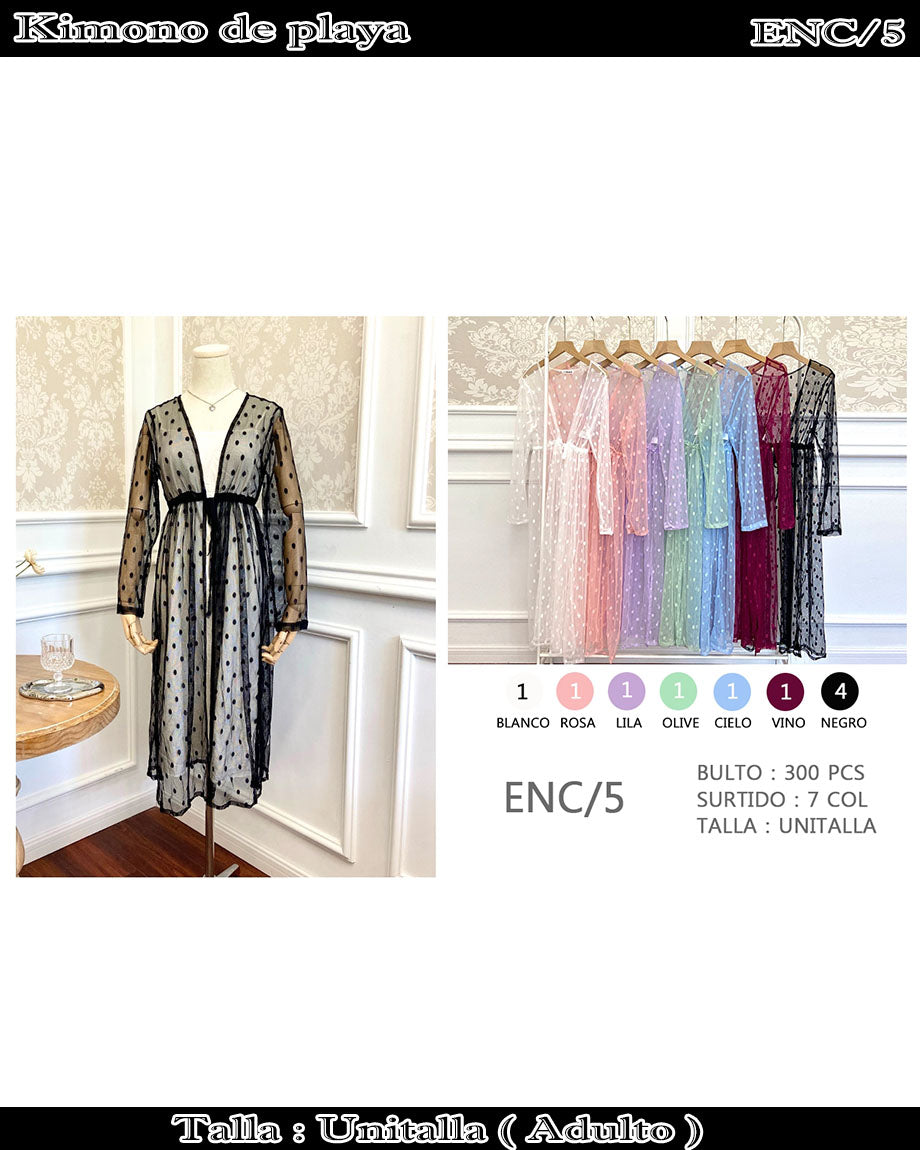 ENC/5 - Kimono de playa