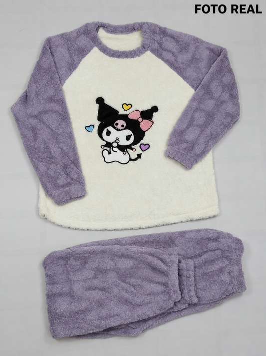 FK6284 - Pijama Polar Afelpada de Personajes