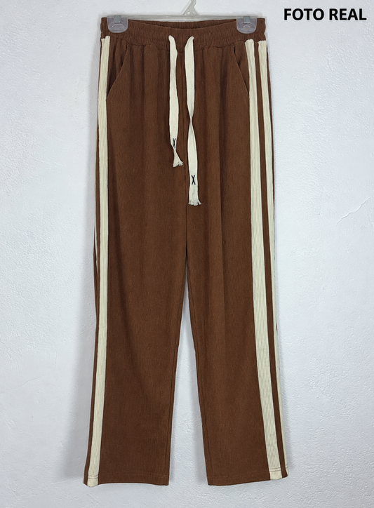 VSH201 - Pantalón Deportivo con Franjas para Caballero
