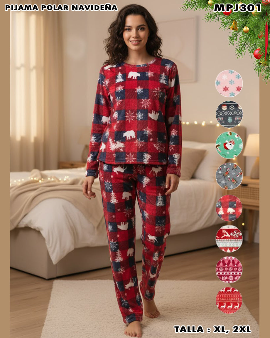 MPJ301 – Pijama Polar Navideña