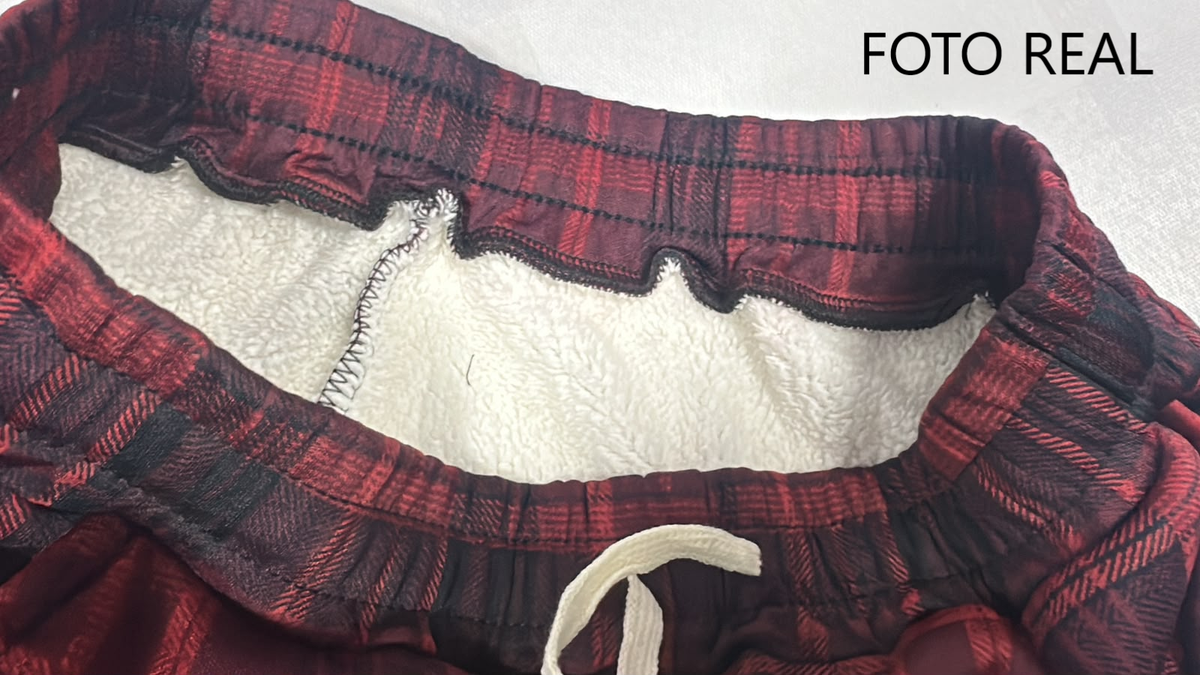 MYP001 - Pantalón Cargo Térmico de Cuadros