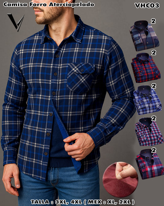 VHC03 - Camisa Forro Aterciopelado