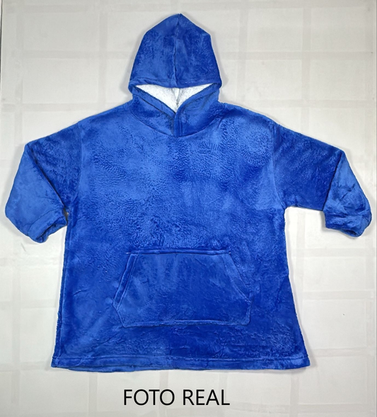 Y041 - Maxi Sudadera Infantil con Forro de Pelo Grueso