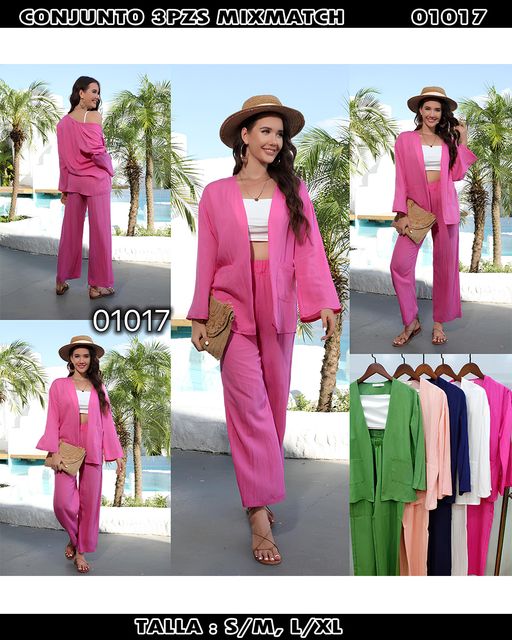 ZS01017 -  Conjunto 3pzs Mixmatch