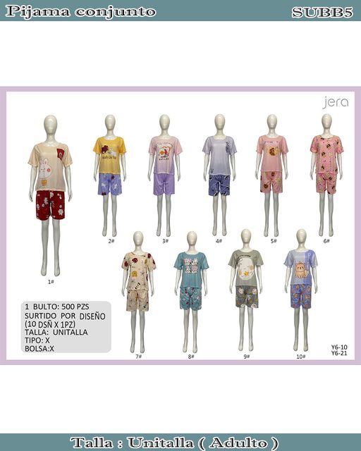SUBB5 - Pijama conjunto