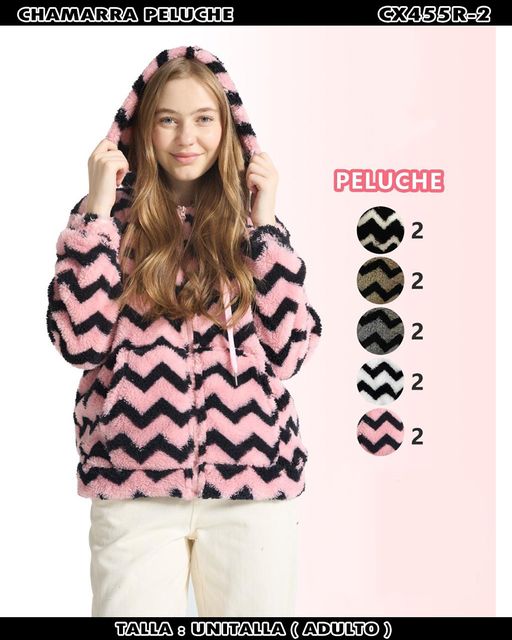 CX455R-2 - Chamarra peluche