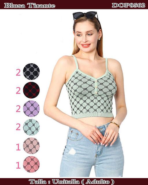 DOP8562 - Blusa Tirante