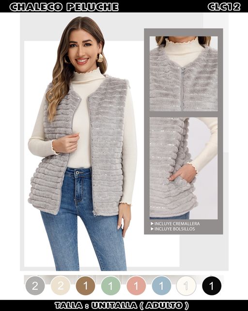 CLC12 - Chaleco peluche