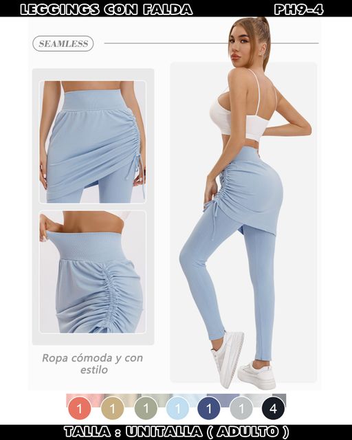 PH9-4 - Leggings con falda