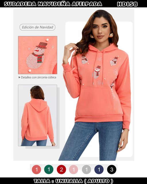 HDI58 - Sudadera navideña