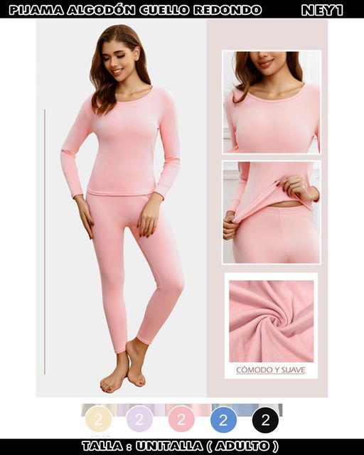NEY1 - PIJAMA ALGODON REDONDO