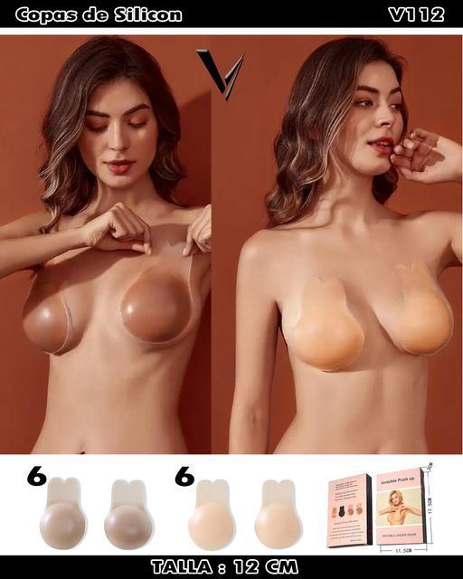 V112 - Copas de silicon Push up copa 12cm Nuevo