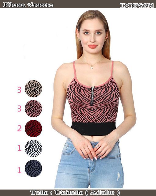 DOP8691 - Blusa tirante