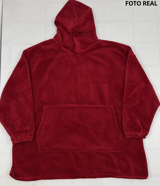 EK8501 - Maxi Sudadera Afelpada con Forro de Borrega