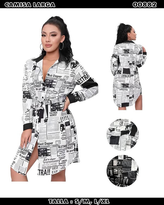 00882 - CAMISA LARGA