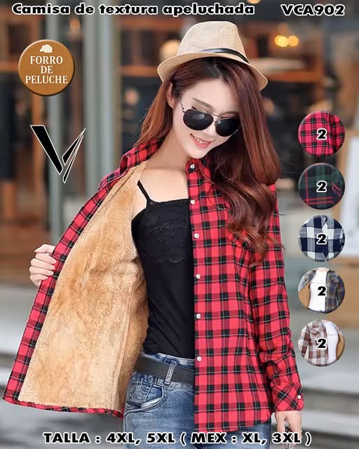 VCA902 - Camisa de textura apeluchada