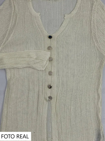 VS251 - Blusa Tejida con Botón
