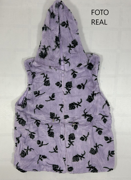 CLC8 – CHALECO AFELPADO CON GORRO