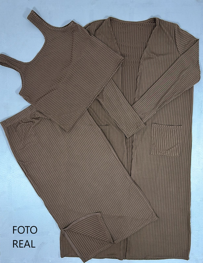 GSET15 – CONJUNTO DE 3 PIEZAS ACANALADO
