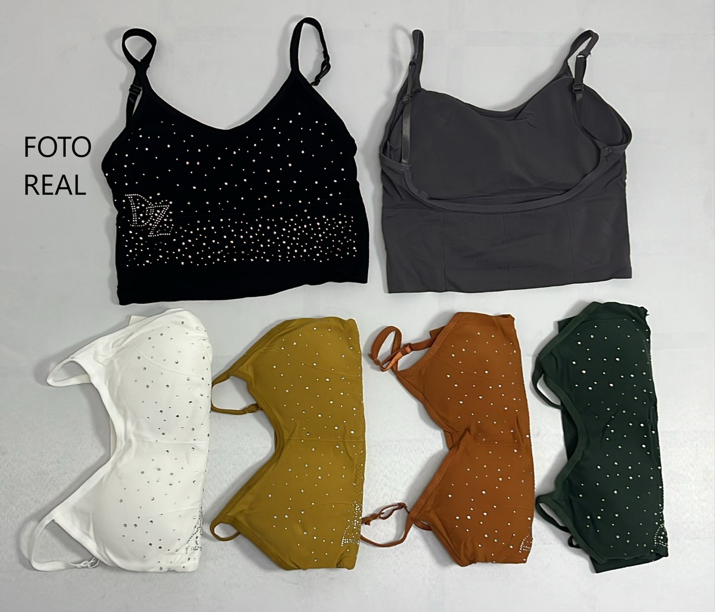 BR7705 - Top con Brillo con Copas