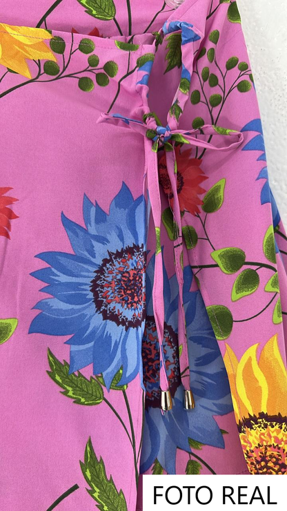 SK41 - Falda Floral Midi