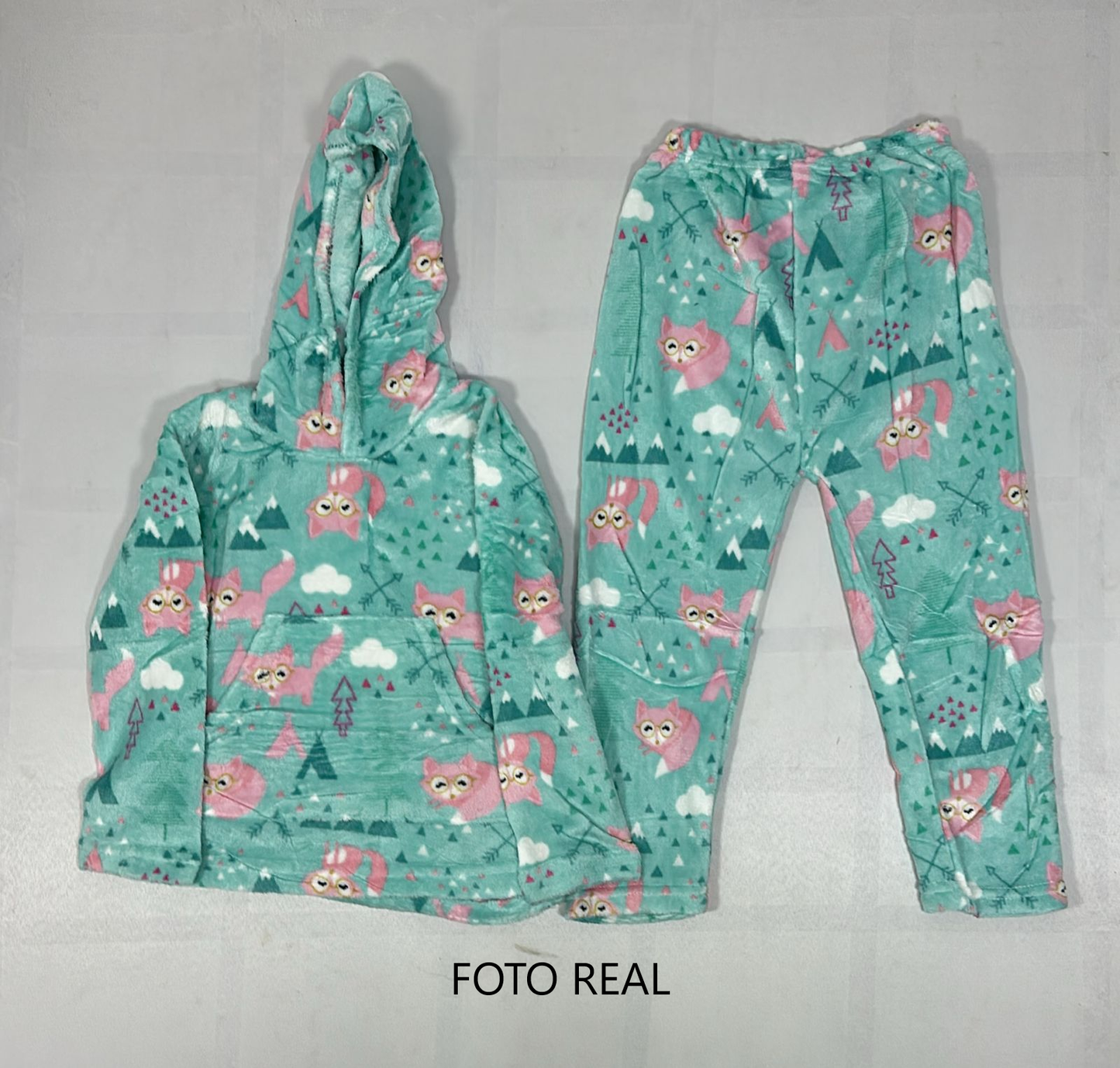 TE281R - Pijama polar infantil