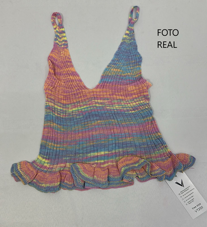 VT250 - Camisola de tirantes con rayas degradadas