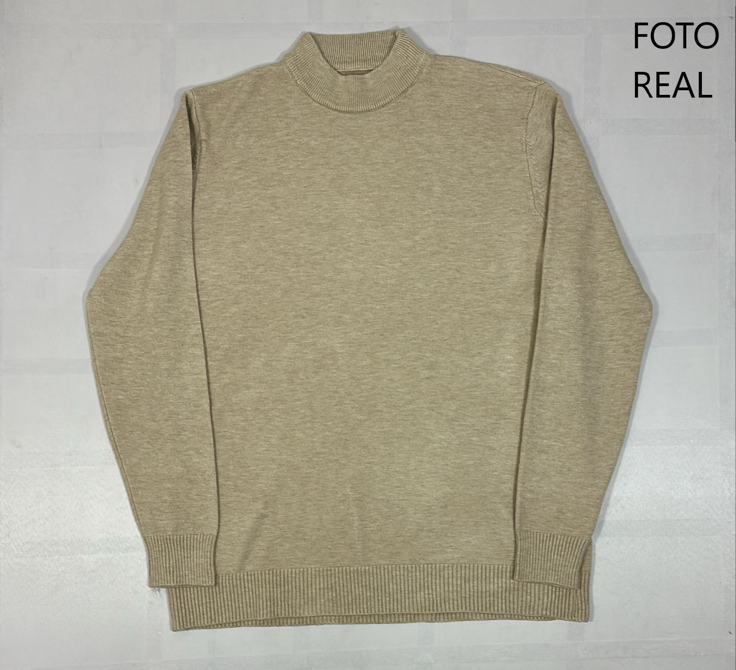 VS902 - Suéter para Hombre Cuello Mock