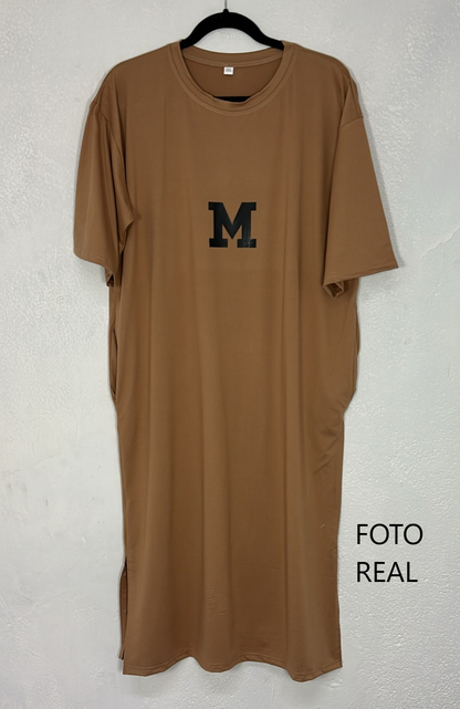 VMB781 - Maxi Vestido con Bolsillos