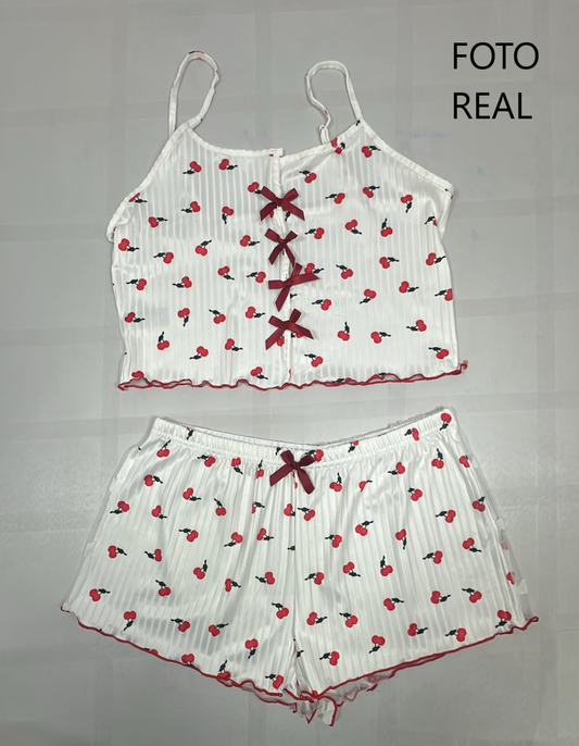 VCC04-1 - Pijama de Tirantes con Short para Dama