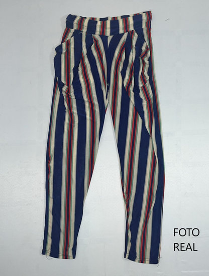 KZ1064D - Pantalón casual estampado