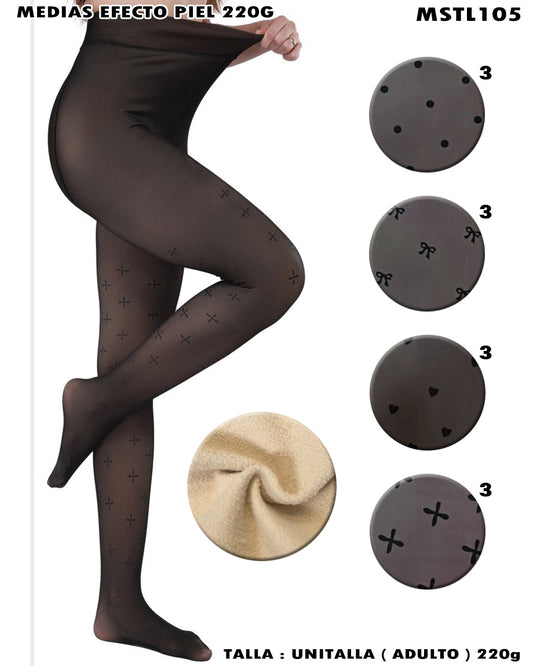 MSTL105 - Medias Efecto Piel 220g