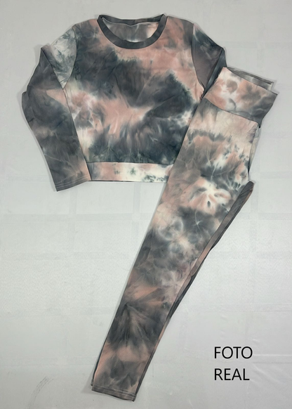 SET1915 - Conjunto fitness tie dye