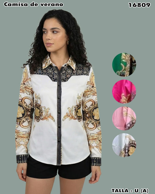 16809-CAMISA DE VERANO — Diseños elegidos por votación