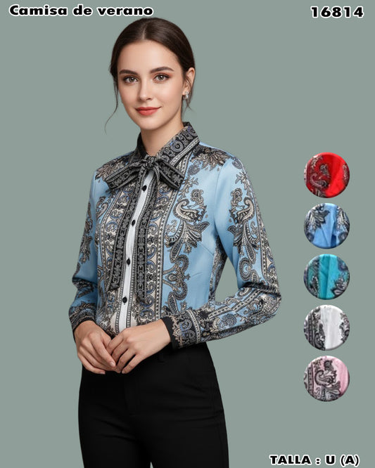 16814-CAMISA DE VERANO — Diseños elegidos por votación