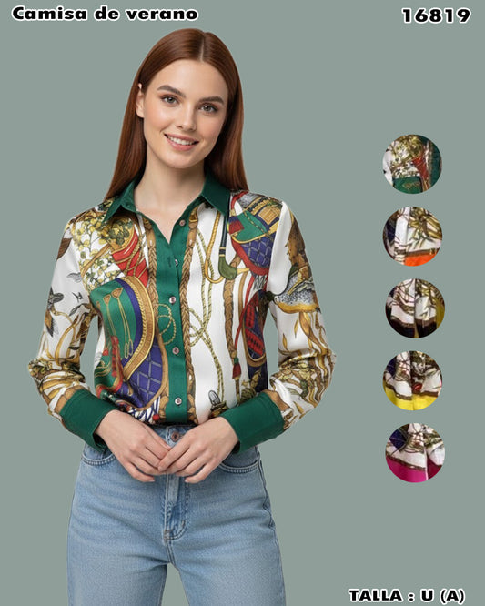 16819-CAMISA DE VERANO — Diseños elegidos por votación