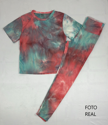 SET1914 - Conjunto tie dye casual