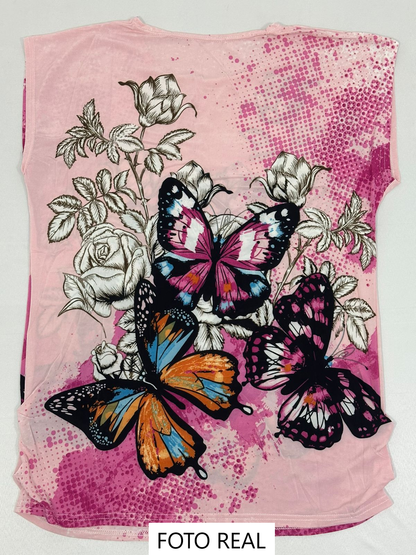 JYP1 - Blusa estampada artística