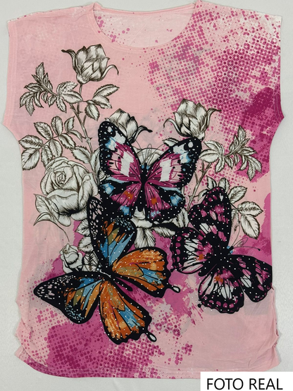 JYP1 - Blusa estampada artística