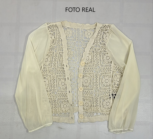 VJ132 - Blusa Bordada