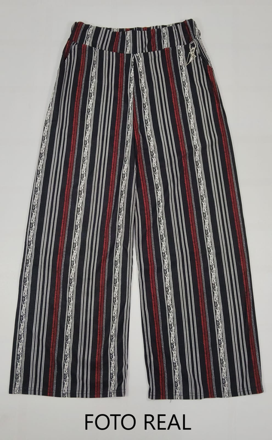 OFE-PALA205 - Pantalón Palazzo Rayado