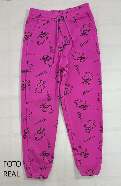 WT47 - Pants Afelpado con Estampado