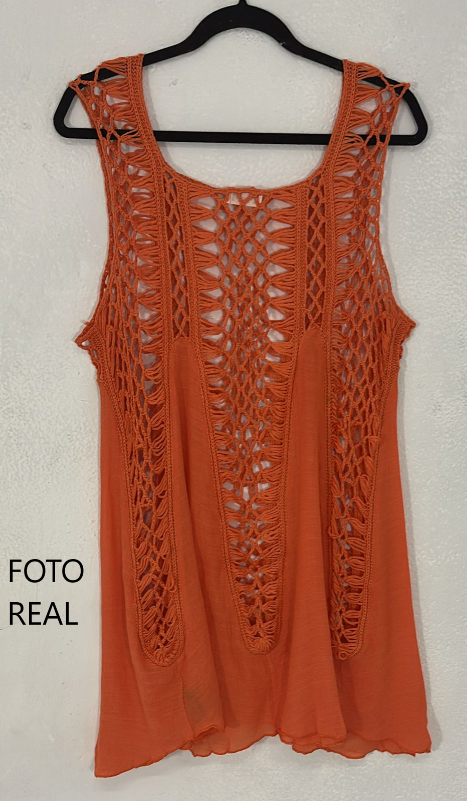 PLR201 - Vestido Playa Crochet Ligero