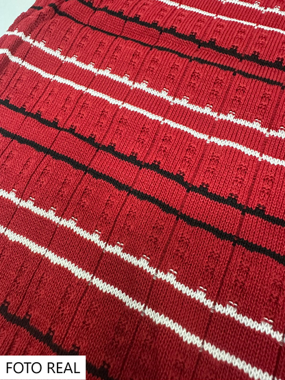 VB201 - Blusa tejida de rayas