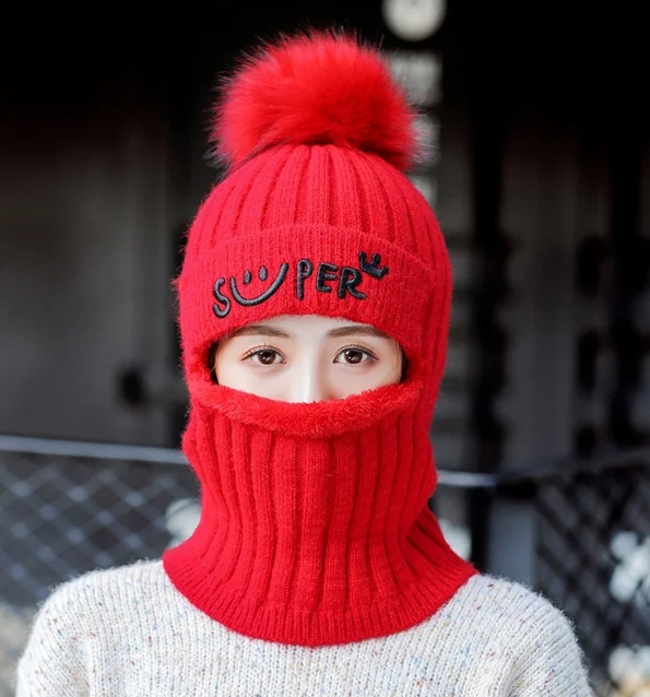 VH008 - Gorro Bufanda Integrado con Pompón